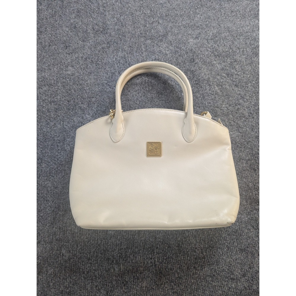 Giani Bernini Cream Handbag Vintage Purse